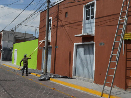 Da San Pedro Cholula mantenimiento a mil fachadas