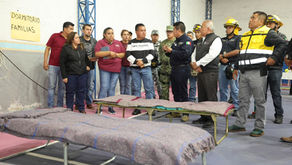 Fortalece Protección Civil refugios temporales ante temporal lluvioso en Sierra Norte