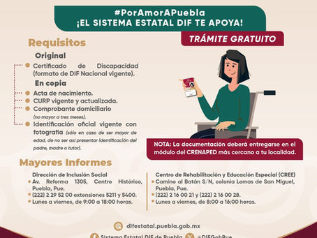 SEDIF promueve expedición de credencial nacional para personas con discapacidad
