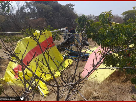 Se estrella aeronave tipo avioneta en Cohuecan, entre Puebla y Morelos