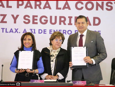 Puebla y Tlaxcala firman convenio para la Construcción de La Paz