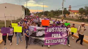 Protesta por feminicidio