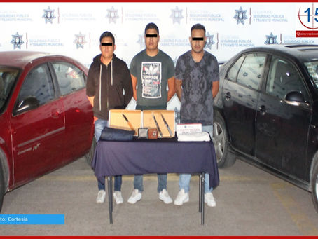 Rescatan municipales a dos víctimas de secuestro; hay tres detenidos