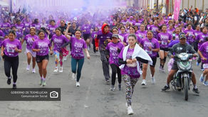 Cientos de texmeluquenses participaron en la carrera Mujeres al Centro 8M