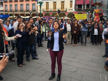 Realizan simulacro de sismo en edificios de Gobierno municipal de Puebla
