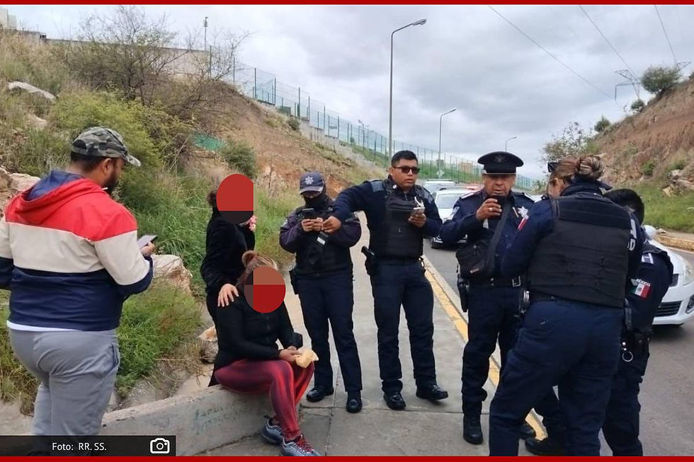 El atraco dejó a una mujer lesionada y varios ciudadanos despojados.