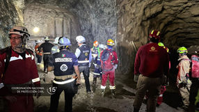 Operativo contrarreloj en mina Santa Fe; hay esperanza tras reducir 2 metros el nivel del agua