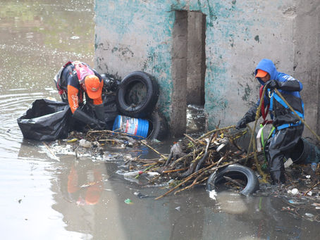 OOSL retira media tonelada de residuos sólidos de Puente Negro