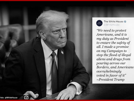 Impone Trump aranceles del 25% a México y acusa alianza con el narco