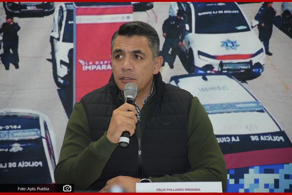 Félix Pallares Miranda, secretario de Seguridad Ciudadana de Puebla.