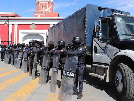 Toma Policía Estatal control de la seguridad en Ciudad Serdán