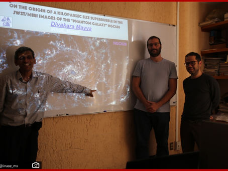 Astrónomos del INAOE explican origen de los hoyos en la galaxia fantasma