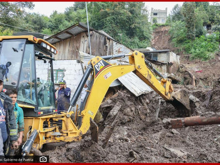 Deslaves en Huauchinango, Puebla