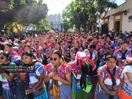 Carrera de la Tortilla en Tehuacán