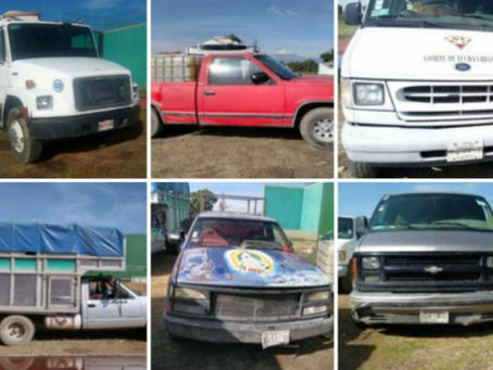 Seguridad Pública recuperó 12 vehículos y cuatro cajas secas