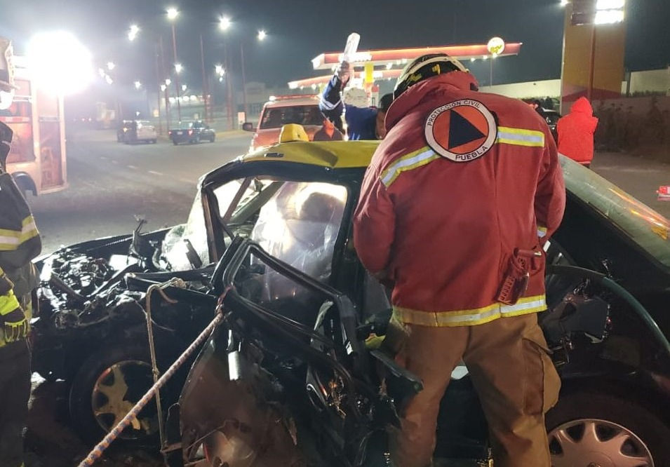 Prensado en Taxi. Foto: PC Estatal