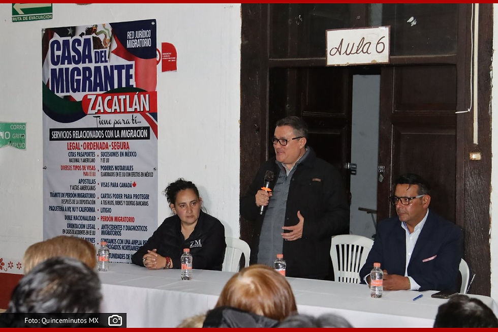 Inauguración de la Casa del Migrante en Zacatlán.