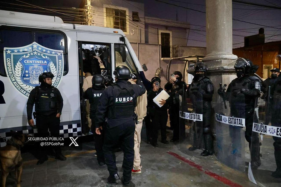 Traslado de reos Cholula