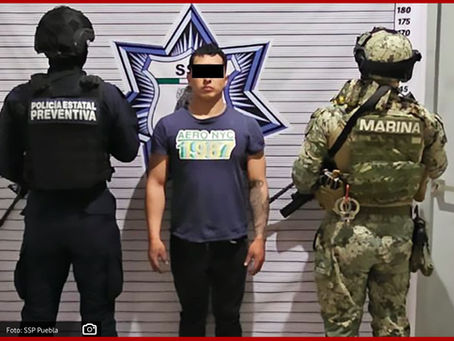 Fue detenido “El Pelón Caltenco”, objetivo prioritario en región de Tepeaca: SSP