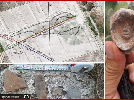 Vestigios arqueológicos en Tehuacán
