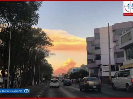 Reportan caída de ceniza en cuatro municipios de Puebla