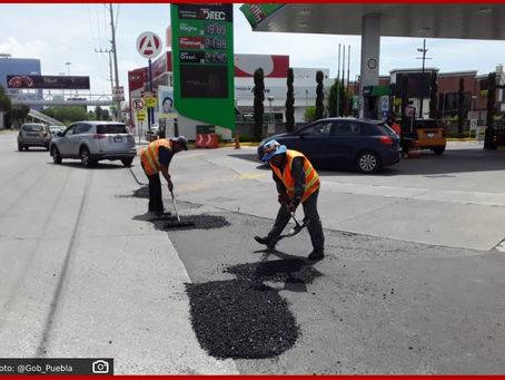 Ejecuta Infraestructura trabajos de bacheo en Cúmulo de Virgo