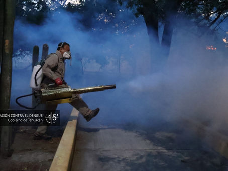 Fumigación contra el dengue