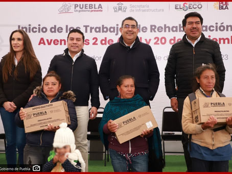 Con acciones y obras gobierno estatal está presente en todo Puebla: Sergio Salomón