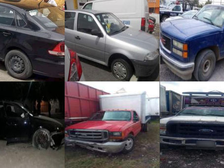Policía Estatal recupero 16 vehículos y cinco unidades de carga