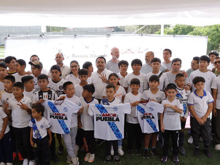 Gobierno de Tehuacán inaugura Academia de Futbol Club Puebla sin costo para jóvenes