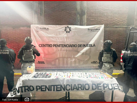 Supervisa SSP espacios del centro penitenciario de Puebla