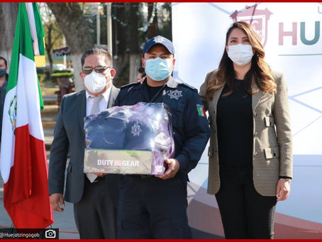 Reconoce Angélica Alvarado a policías municipales