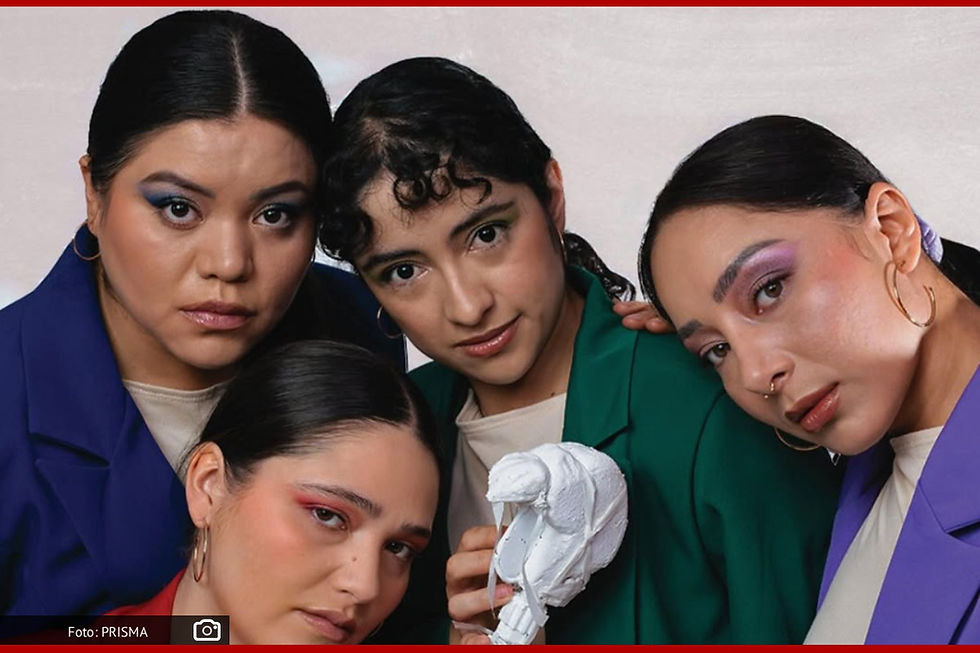Analucía Santibáñez, Fabiola Villalpando, Luisa Guzmán Quintero y Sharon Ayón.