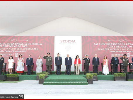 Encabeza AMLO desde Puebla el 162 aniversario de la Batalla del 5 de Mayo