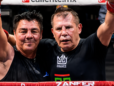 Jorge Travieso Arce y Julio César Chávez