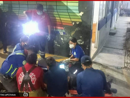 Explosión en fábrica de San Pedro Cholula deja cuatro lesionados