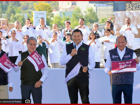 Puebla se suma a Rutas de la Salud, para que medicamentos lleguen a hospitales de IMSS-Bienestar