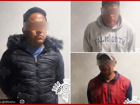 Detiene Policía Estatal a tres hombres en posesión ilegal de hidrocarburo