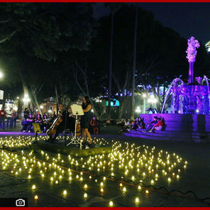Noches Poblanas en el zócalo de la ciudad