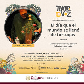 Casa de la Cultura alista funciones del Festival de Monólogos 2025