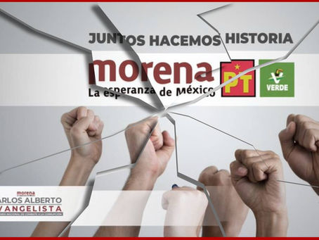 Se quiebra alianza de Morena y Verde en Puebla; PVEM va solo a las urnas