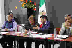 Reunión de seguridad en la región de Texmelucan