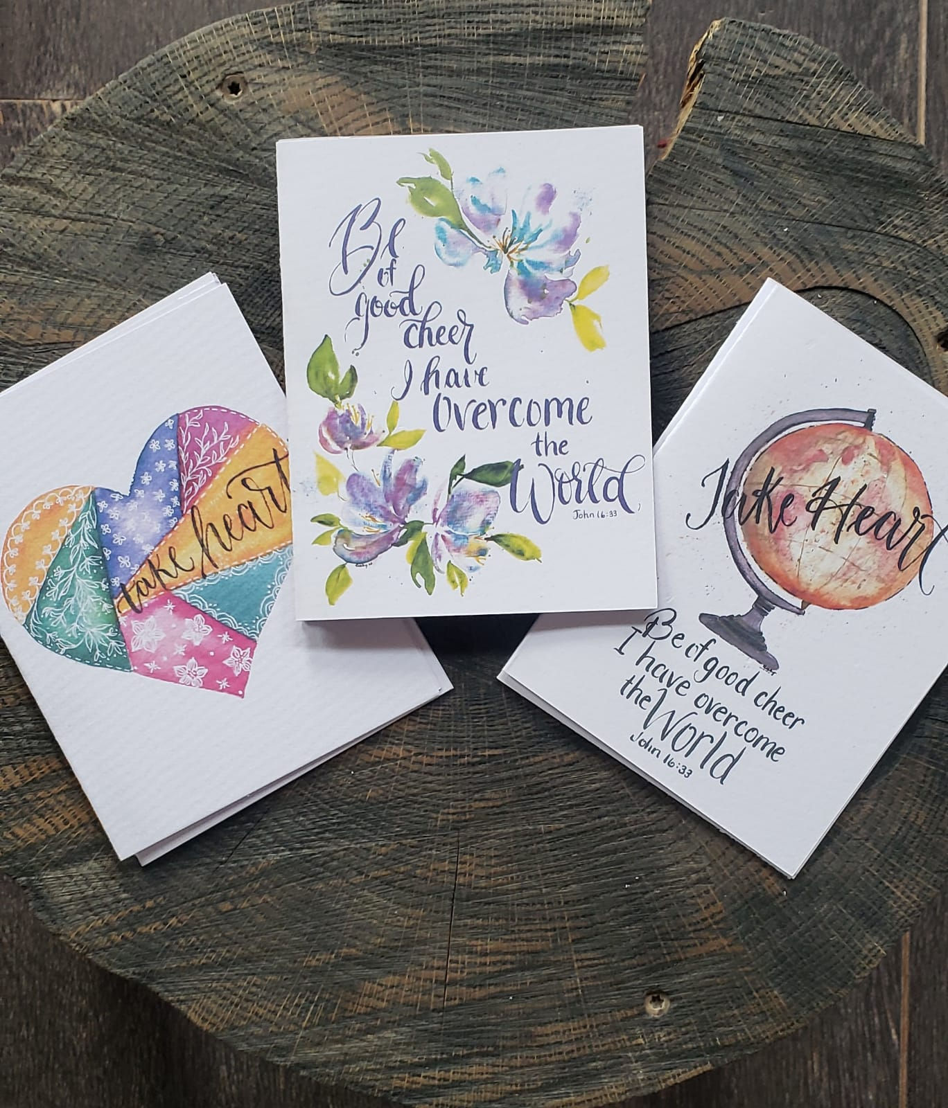 Take Heart cards -- 6 count