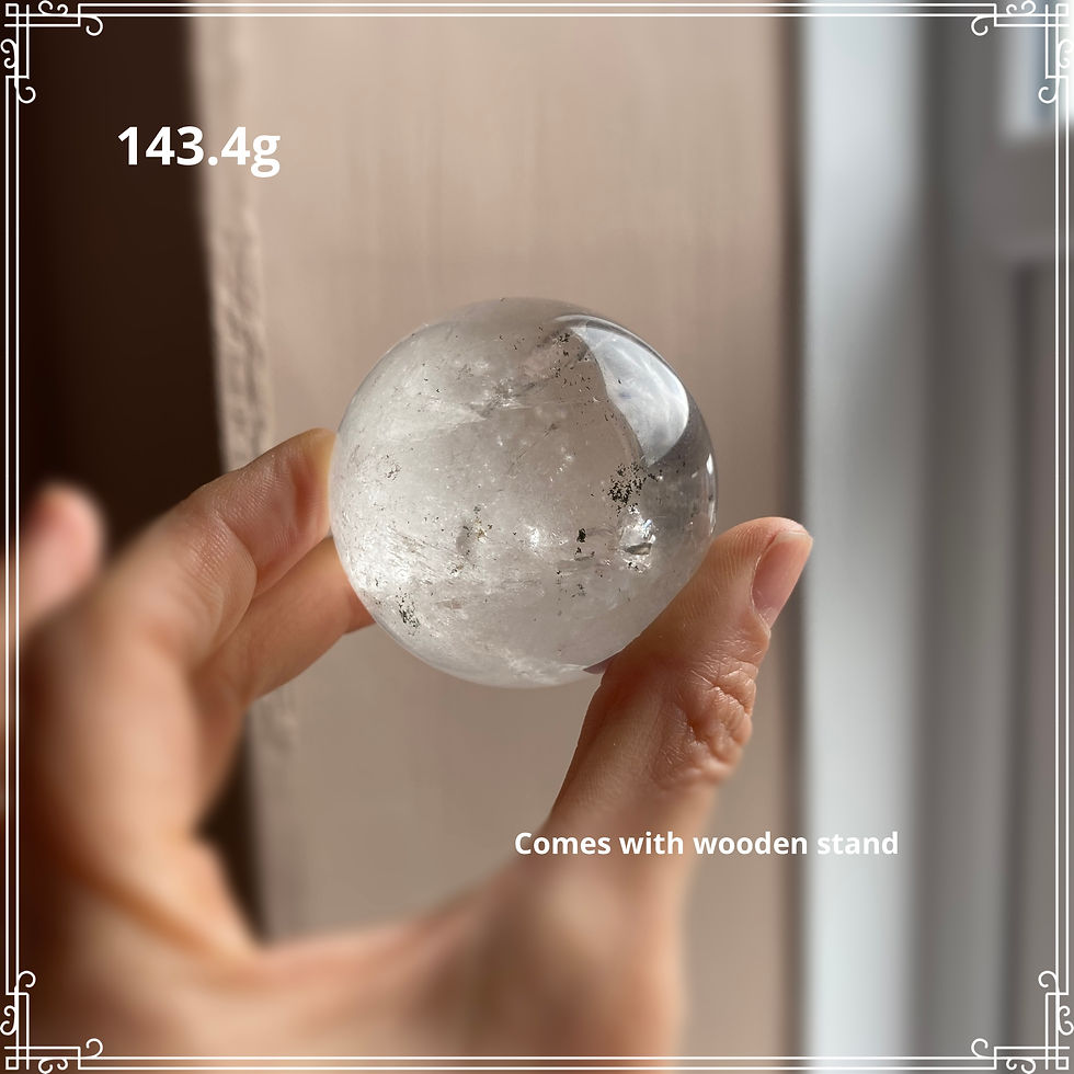 B Series Clear Quartz Spheres