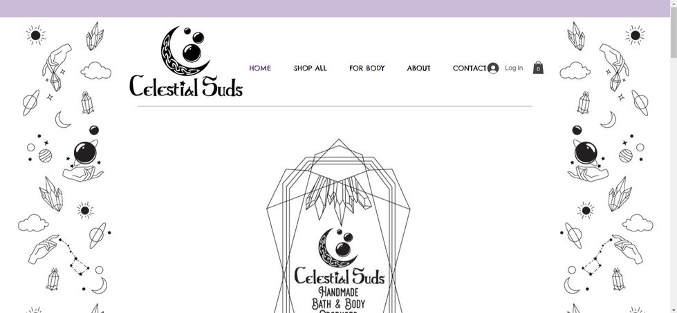 Home Page for Celestial Suds