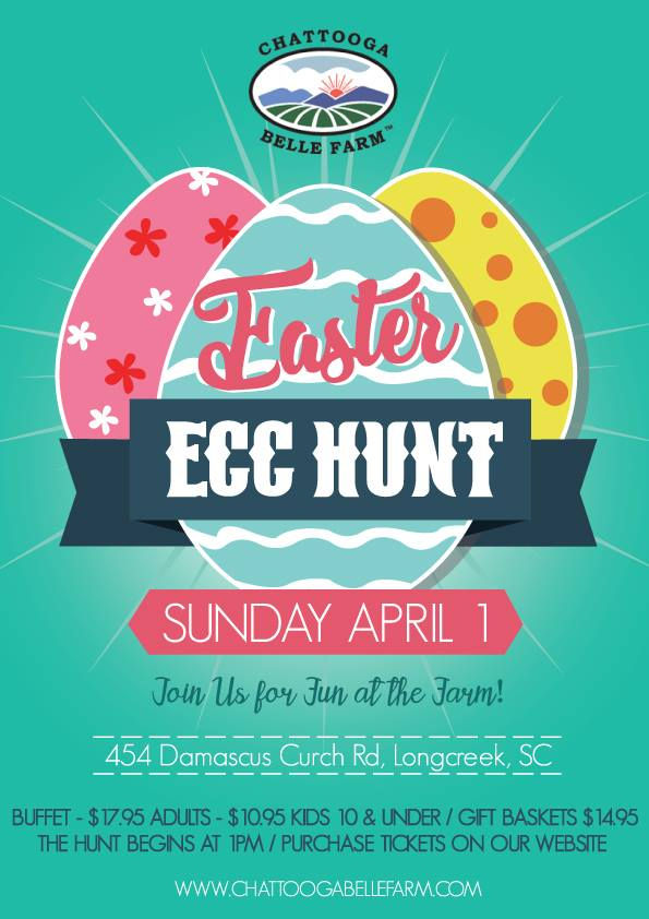 Easter Flyer for Chattooga Belle Farm