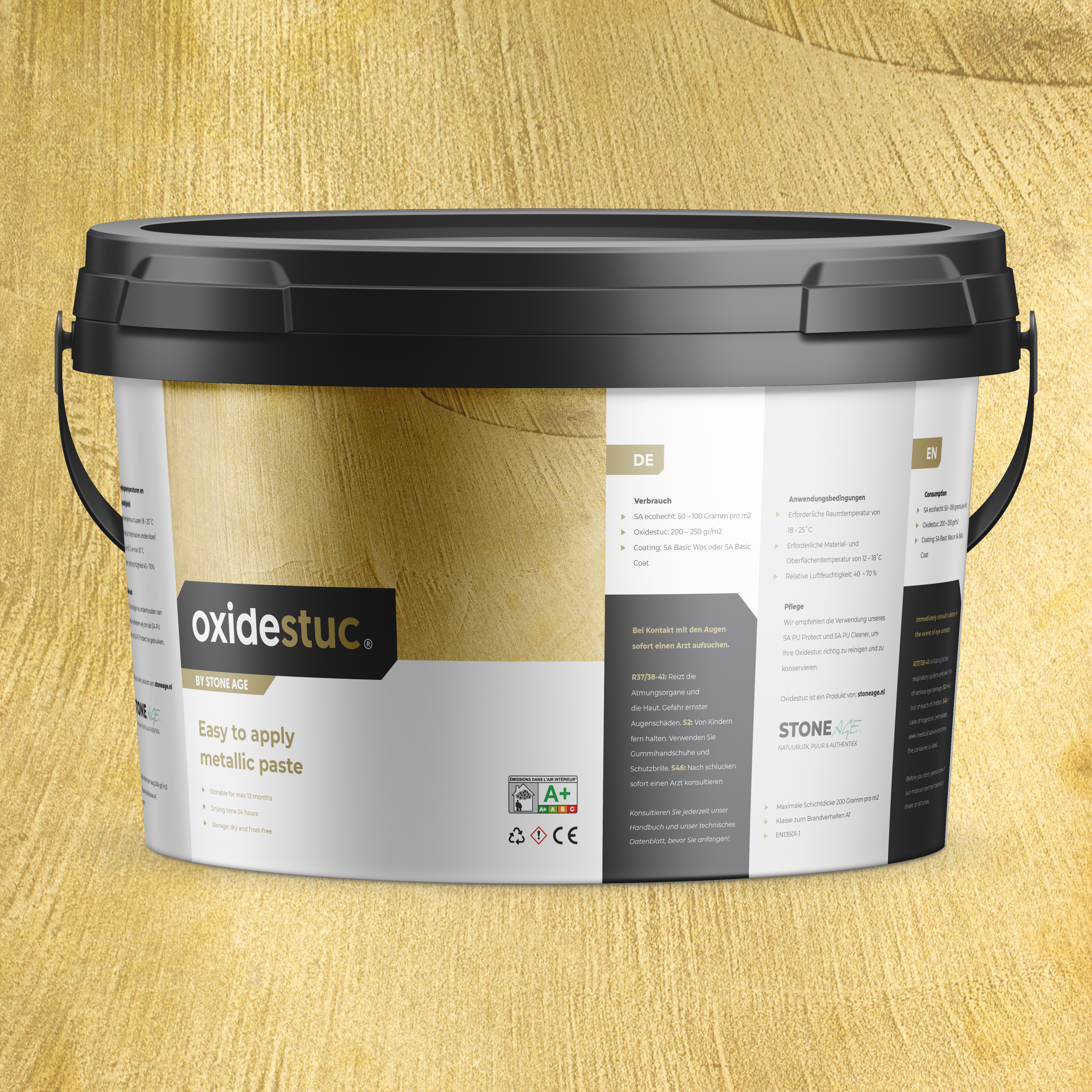 Oxidestuc Gold Microcement 10 Sqm2