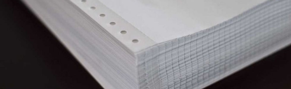 carta modulo continuo