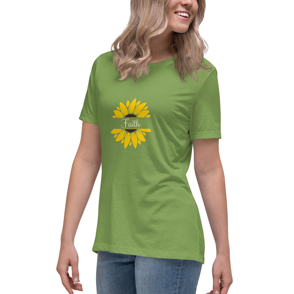 Thumbnail: Women’s Sunflower Faith Shirt 🌻