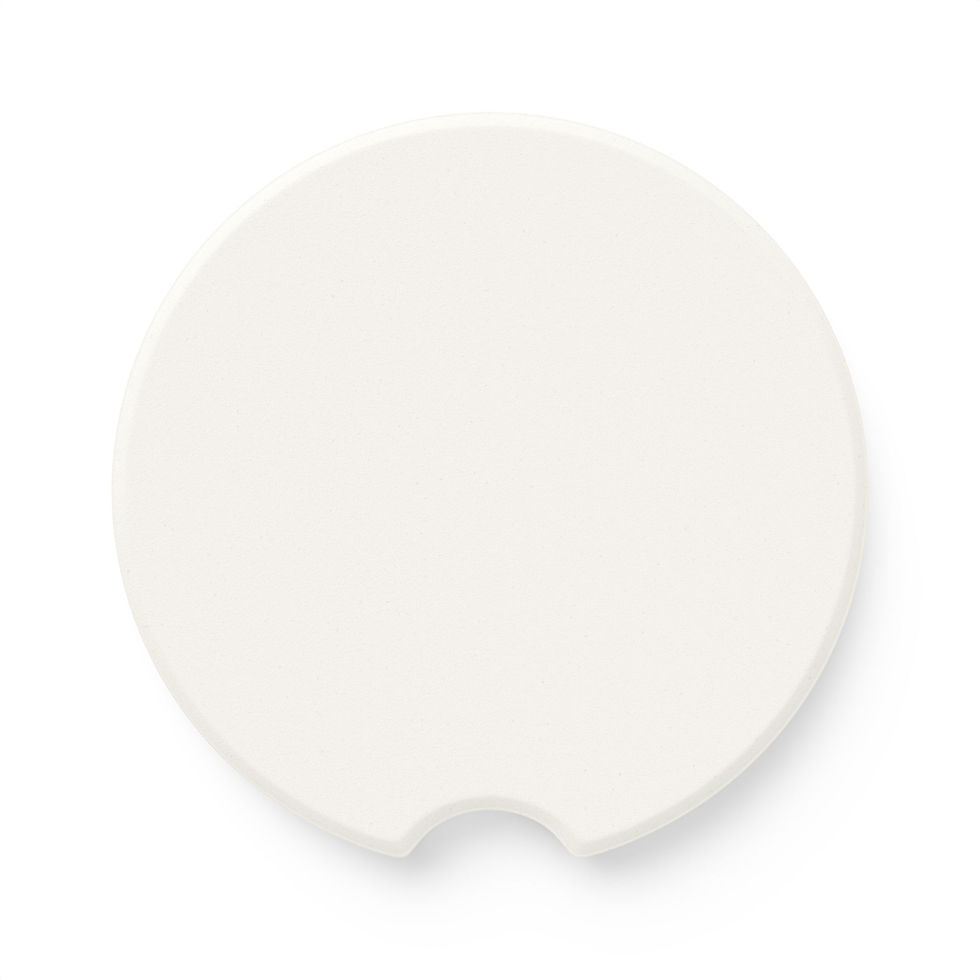 Thumbnail: Soapstone Car Coaster — “The Salty Mama” Beach Script Car Cup Holder Protector